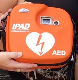 A heart defibrillator